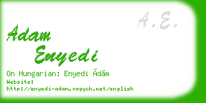 adam enyedi business card
